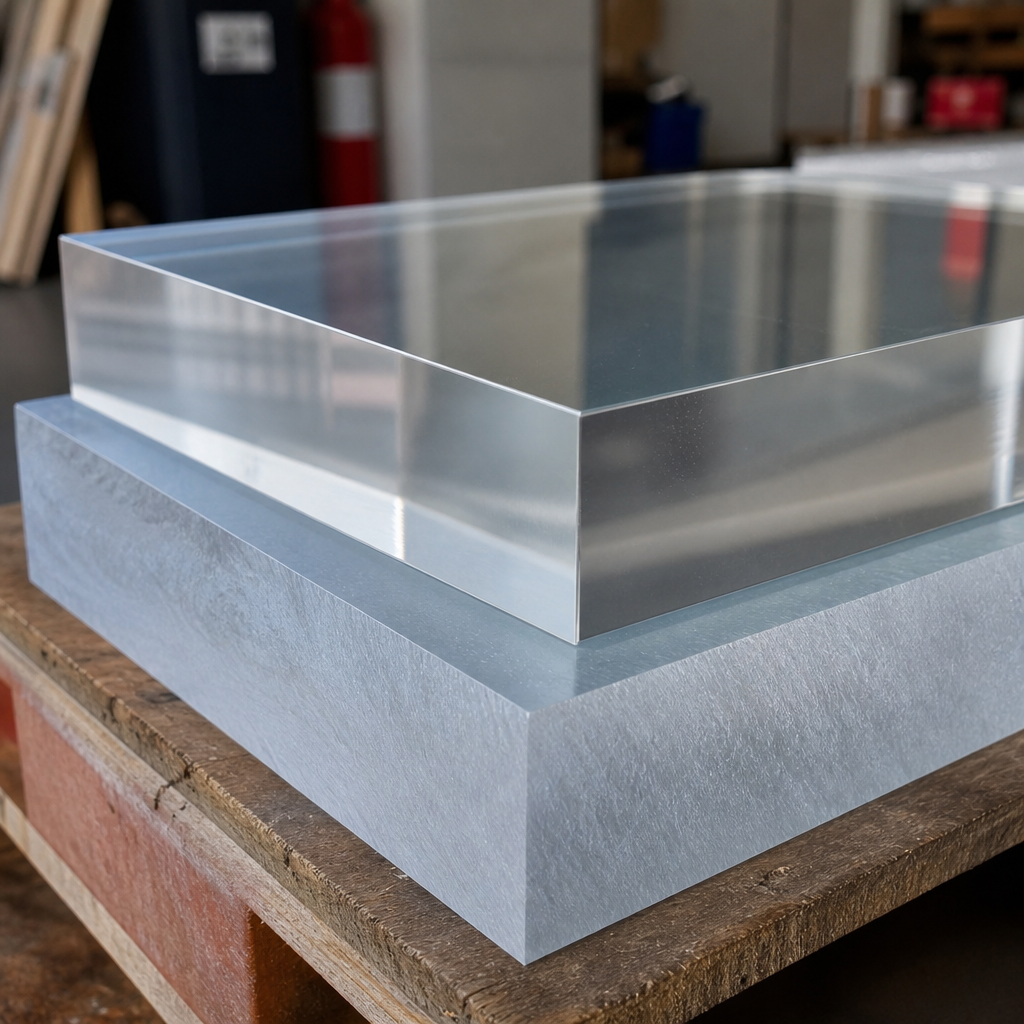 Cast Acrylic Clear Sheet 30mm to 100mm thick for Signage & displays