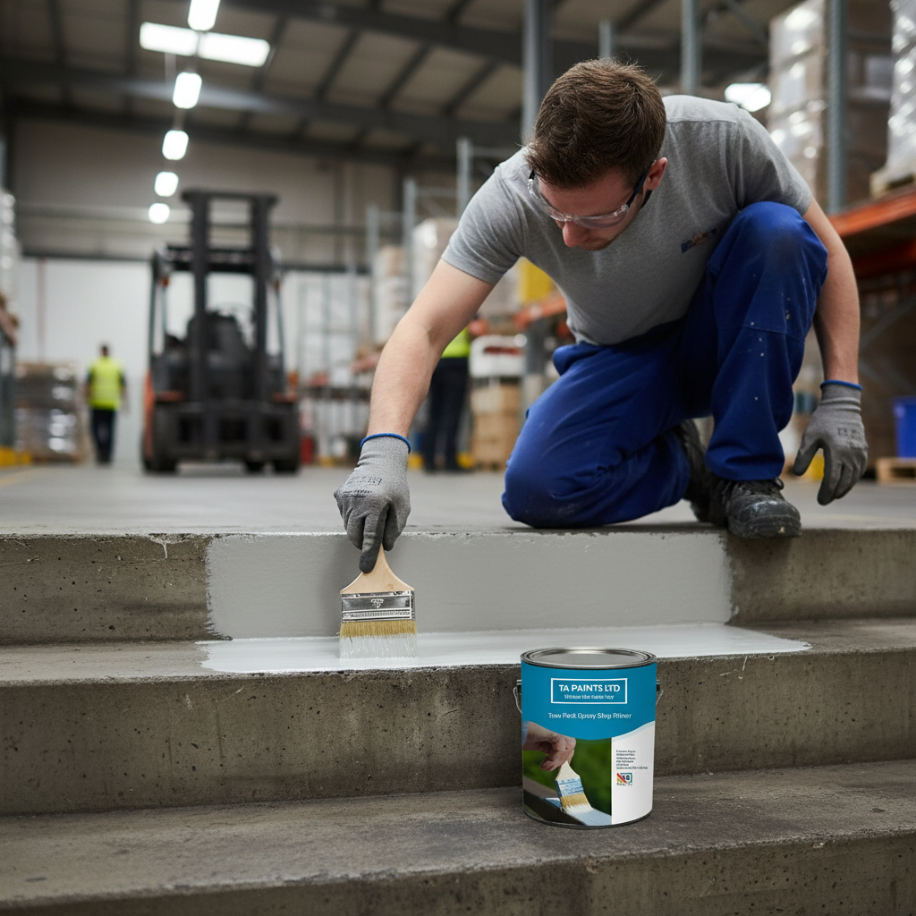 Premium Two-Pack Epoxy Step Primer for Metal and Fiberglass Steps - Anti-Corrosive and Durable for Indoor and Outdoor Use