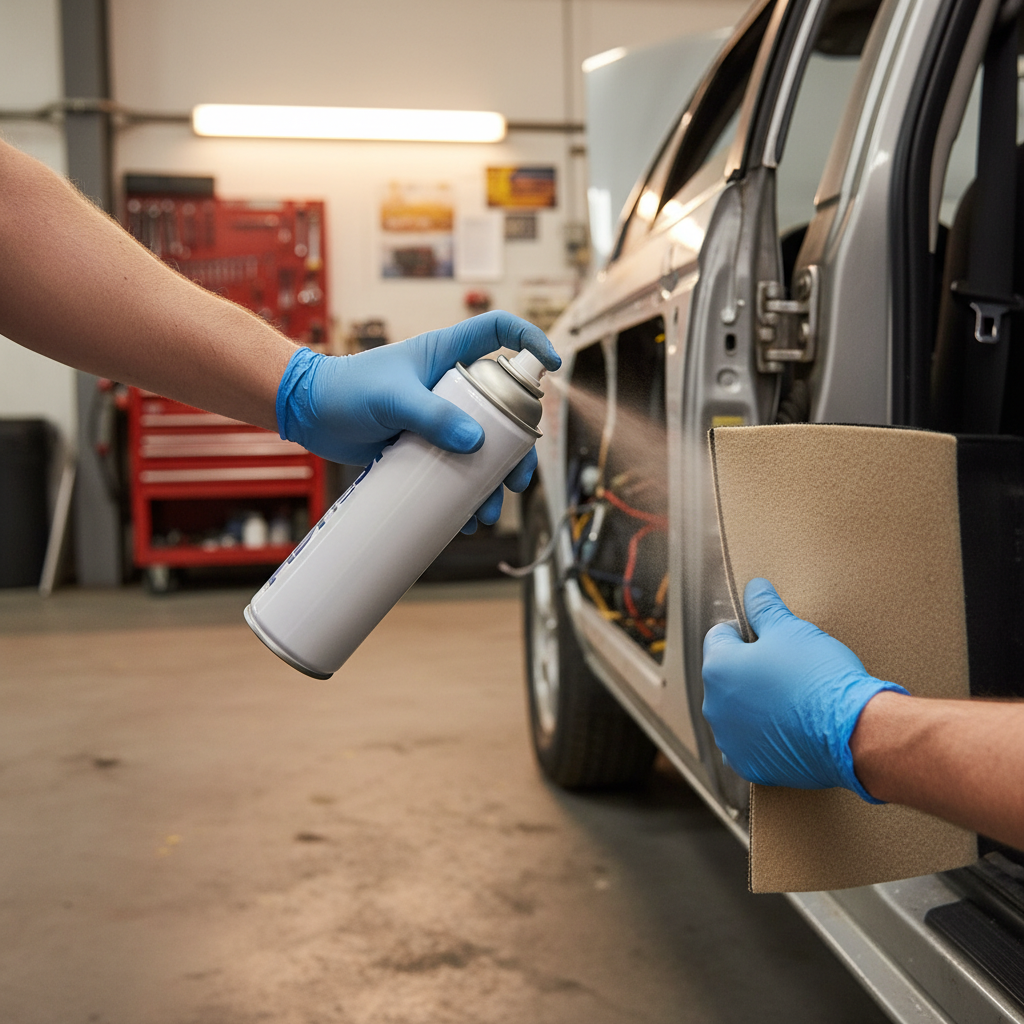 High-Performance 500ml High Temperature Spray Adhesive for Upholstery and Insulation Applications