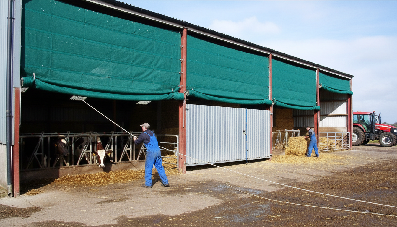 Premium Adjustable Econoblinds for Weather Protection - Easy Access and Installation with Multiple Size Options