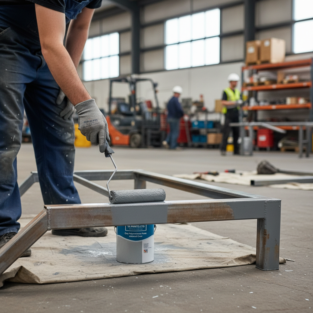 Premium High-Performance Grey Polyurethane Paint - Multi-Purpose Oil-Based Enamel for Indoor and Outdoor Use