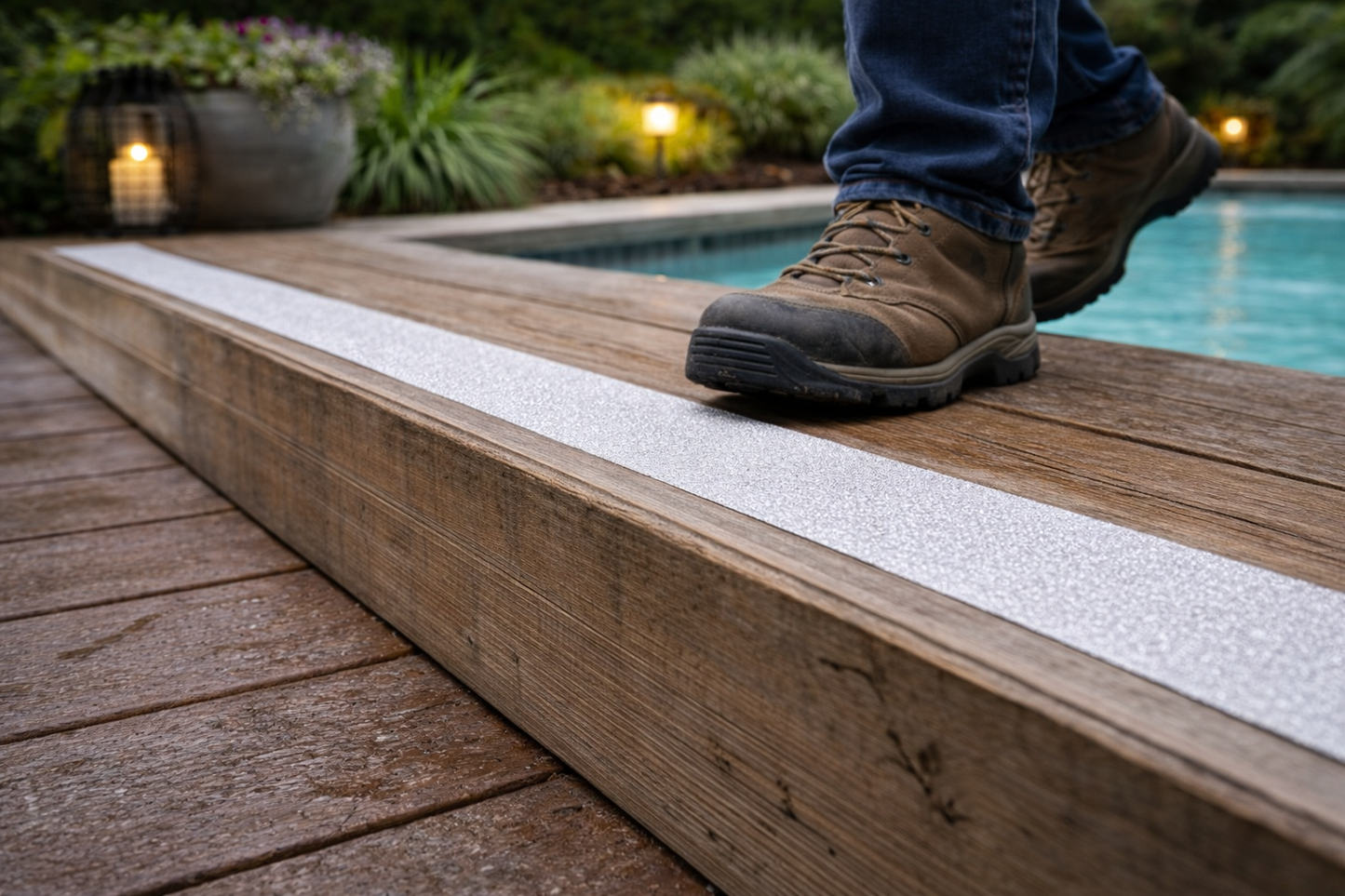 Professional Anti-Slip Tape Roll - 7.62m Textured Vinyl for High Traction and Safety in Indoor and Outdoor Use