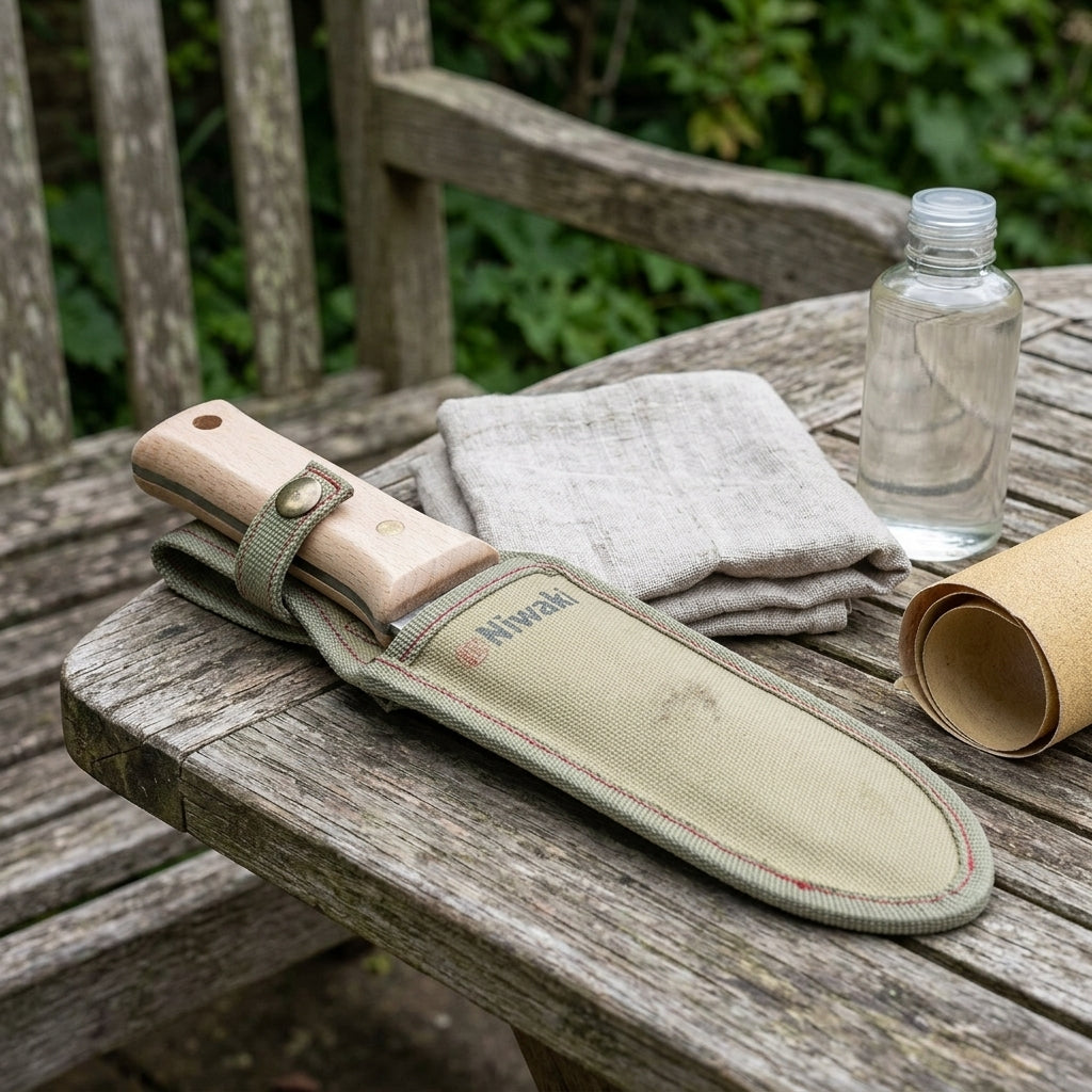 Hori Hori Trowel with Canvas Holster (view 2)