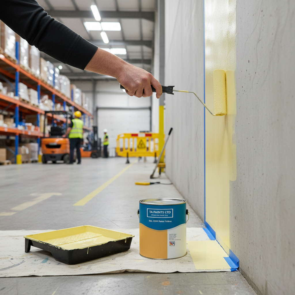 Premium Pastel Yellow Paint for Commercial Spaces - Soft and Soothing Finish for Welcoming Atmosphere