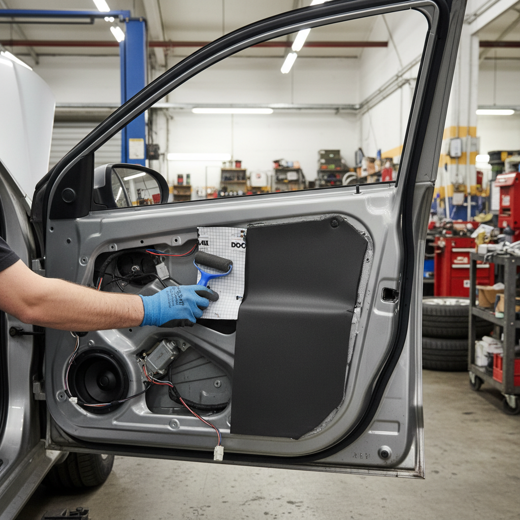 Premium Heavy Duty Sound Deadening and Insulation Mat for Vehicles - 7mm Thickness with Peel & Stick Application