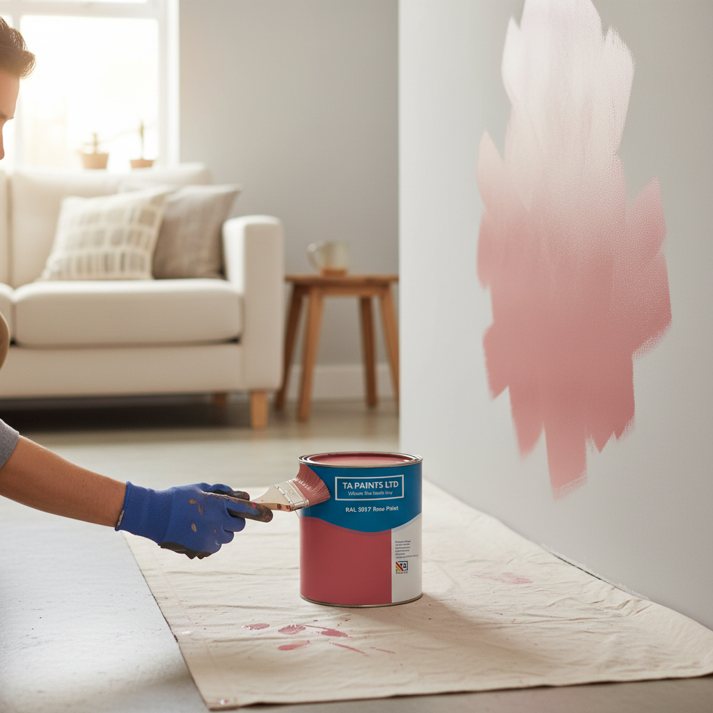 Premium RAL 3017 Rose Paint - High-Performance Finish for Interior and Exterior Use
