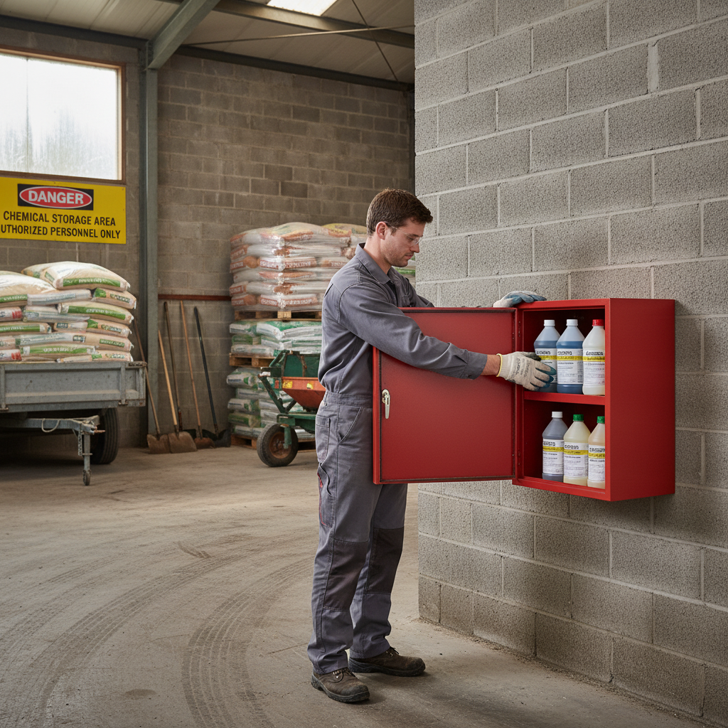 Pesticides & Agrochemical Cabinet - PAC24/24 ||L610mm x W305mm x H610mm