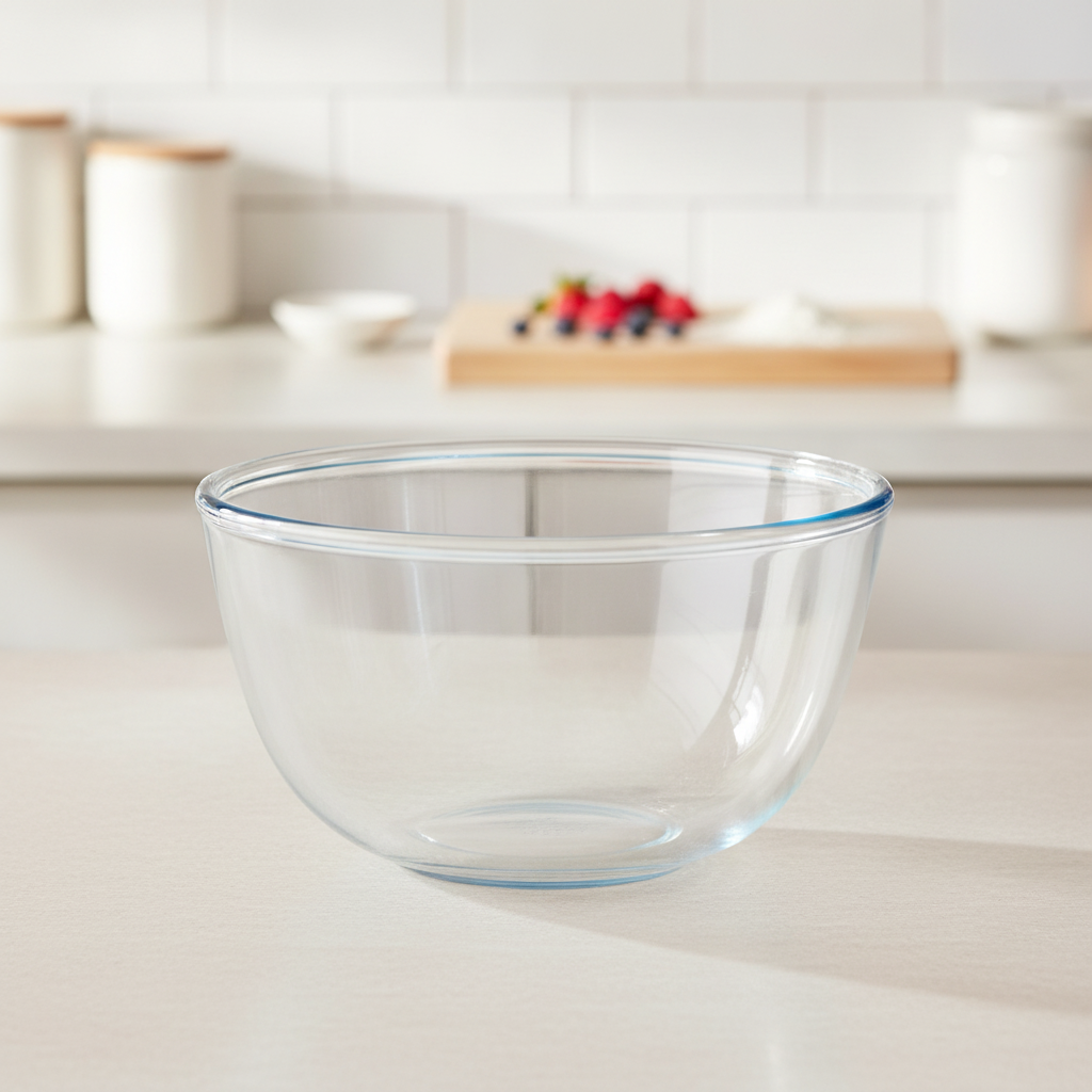 Glass Mixing Bowl 1.1L for Kitchen Use