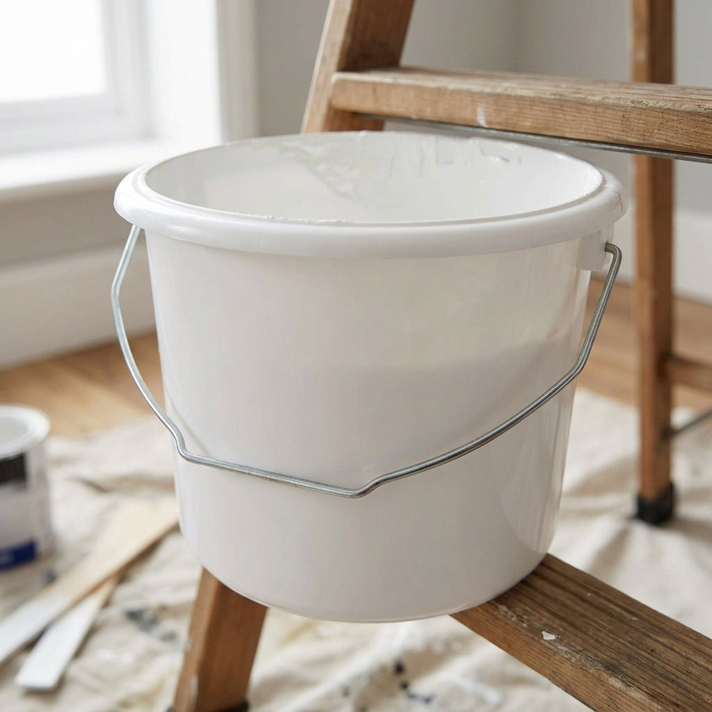 2.5L plastic paint kettle with wire handle (view 2)