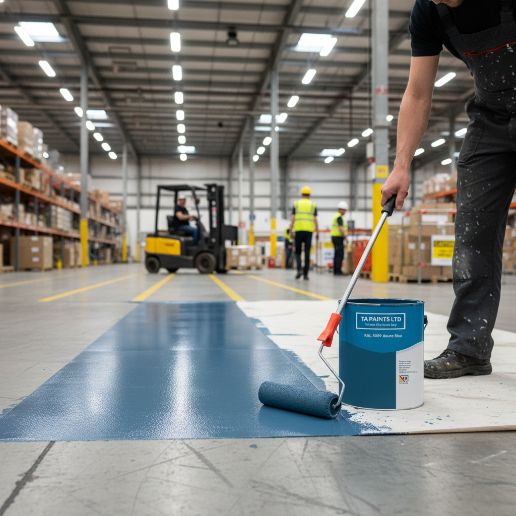 Premium Universal PU Enamel Paint in Azure Blue - Durable, Weatherproof, and Versatile for Indoor and Outdoor Use