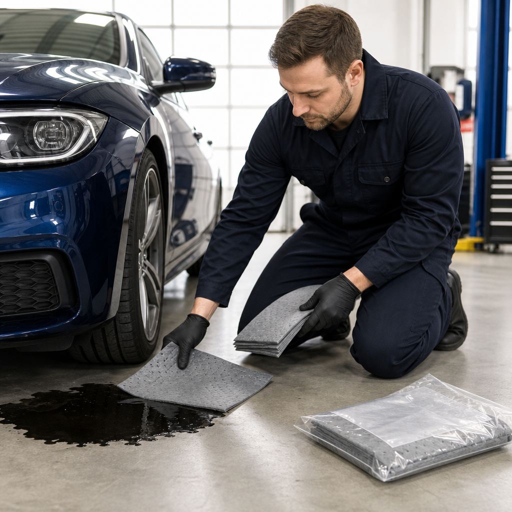 Motor Sport Spill Kit for Automotive Fluid Management