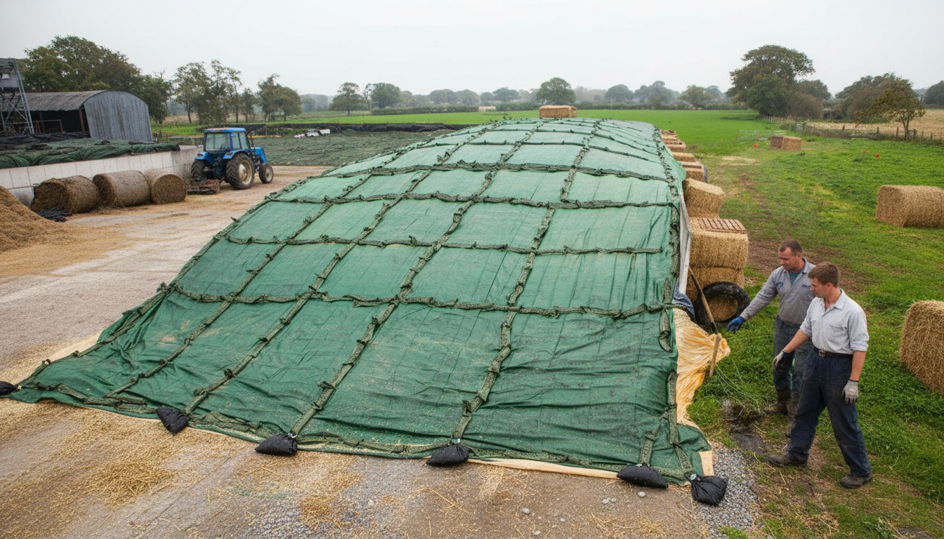 Premium Anti UV Silage Cover - 210gsm Durable Protection with 99% UV Resistance for Enhanced Sustainability