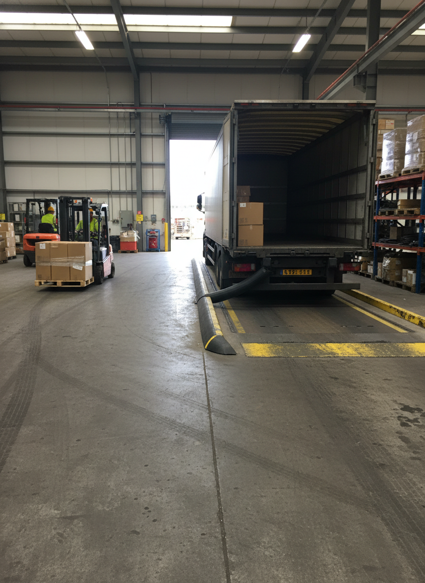 Premium Heavy Duty Rubber Extrusion for Weighbridge Protection - 110 x 110 x 3000 mm, 7.5 kg
