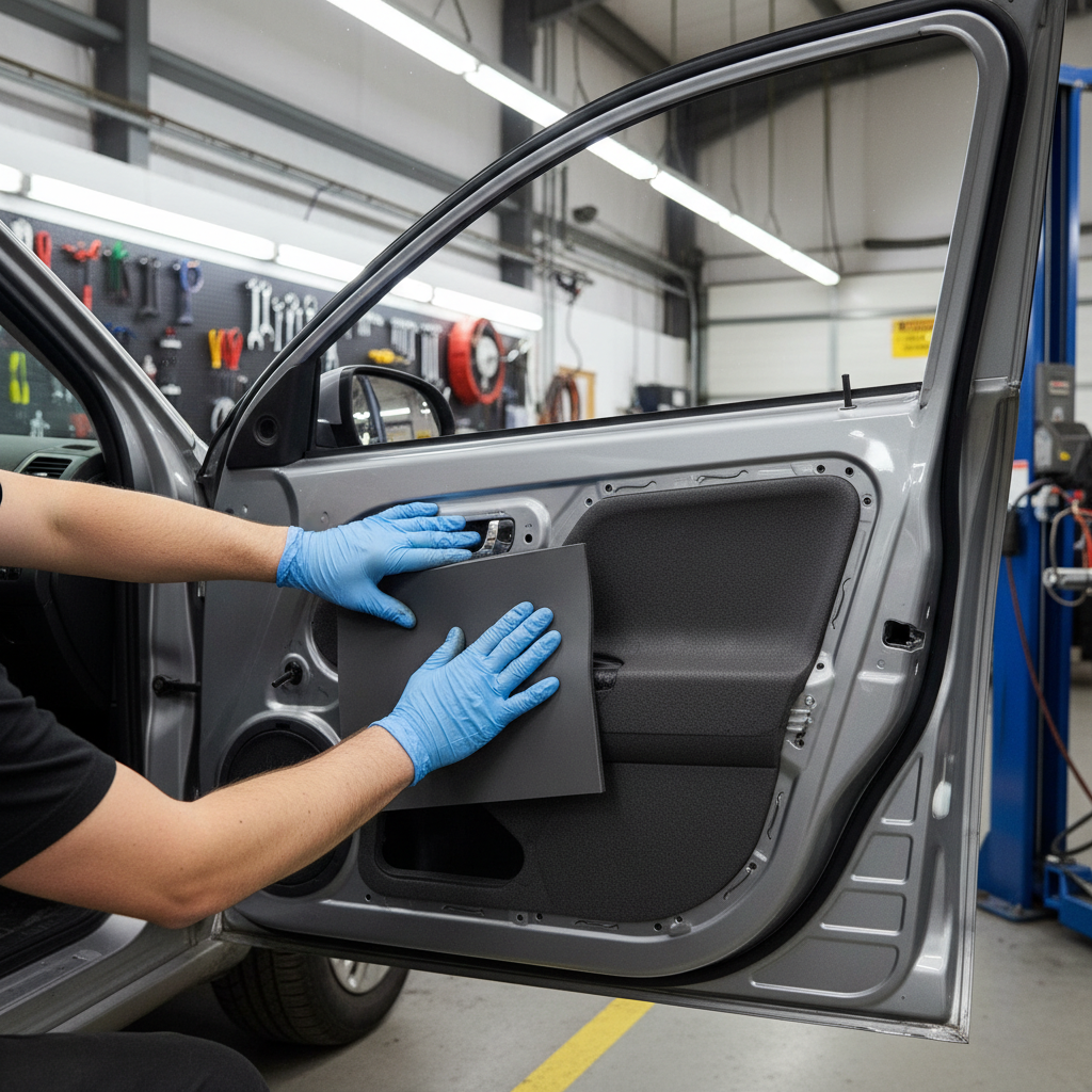 Premium Mass Loaded Vinyl with Closed Cell Foam Layer for Sound Insulation in Automotive Applications