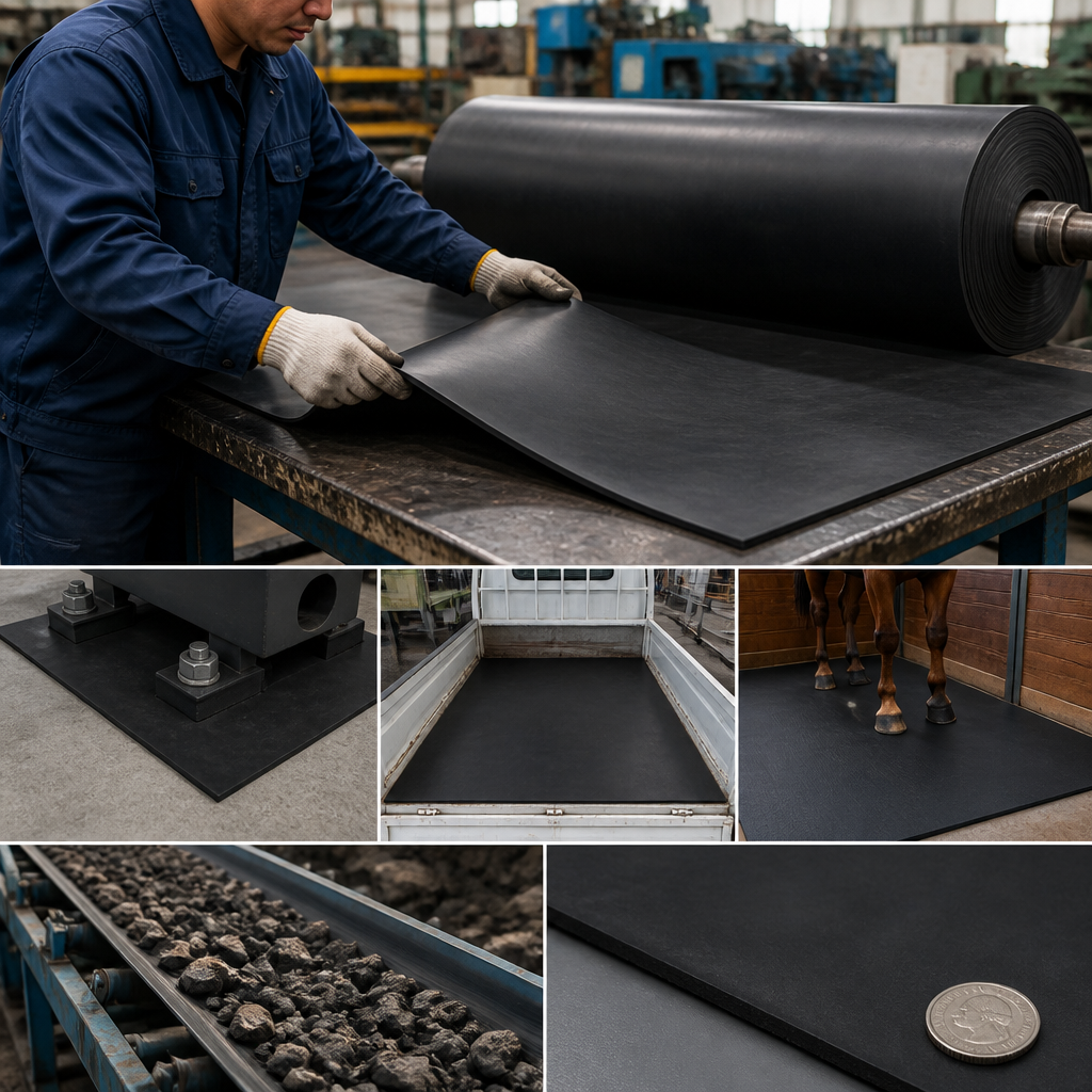 Natural SBR Rubber Insertion Sheet 1.4m Wide for General Use