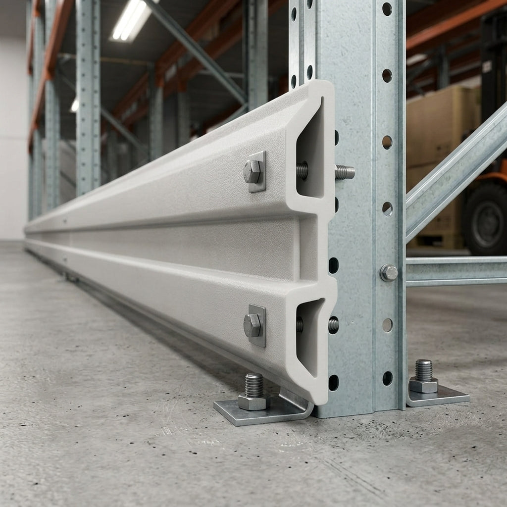 Wall Protection Bump Rail 150–200mm × 2,060mm PE-HMW (view 2)
