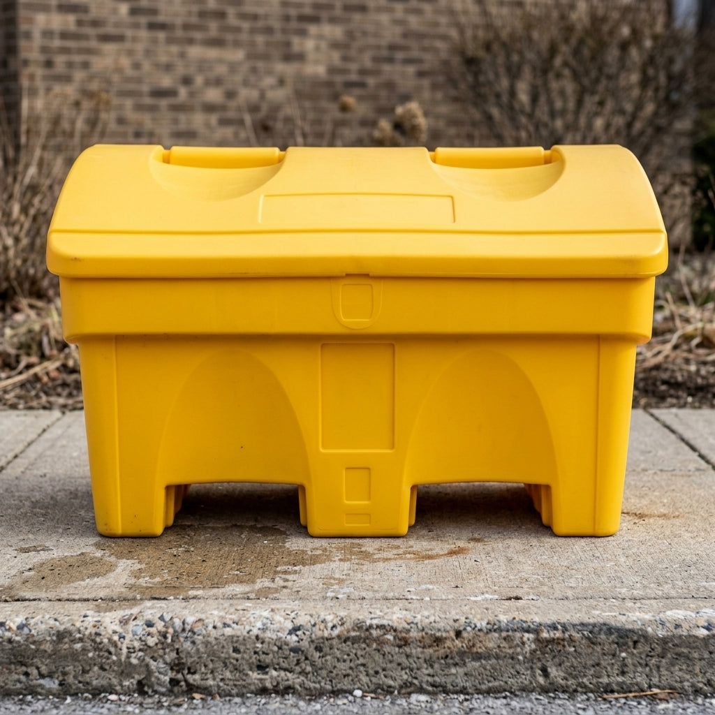 200L/400L reinforced double-wall grit bin with fork-lift pockets (view 2)