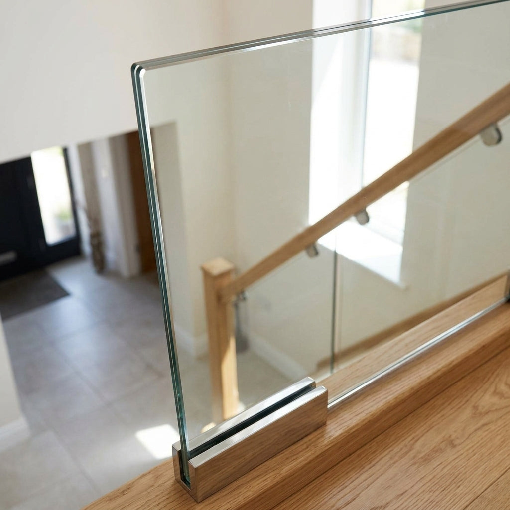 200mm Landing Glass Panel - Clear (view 2)