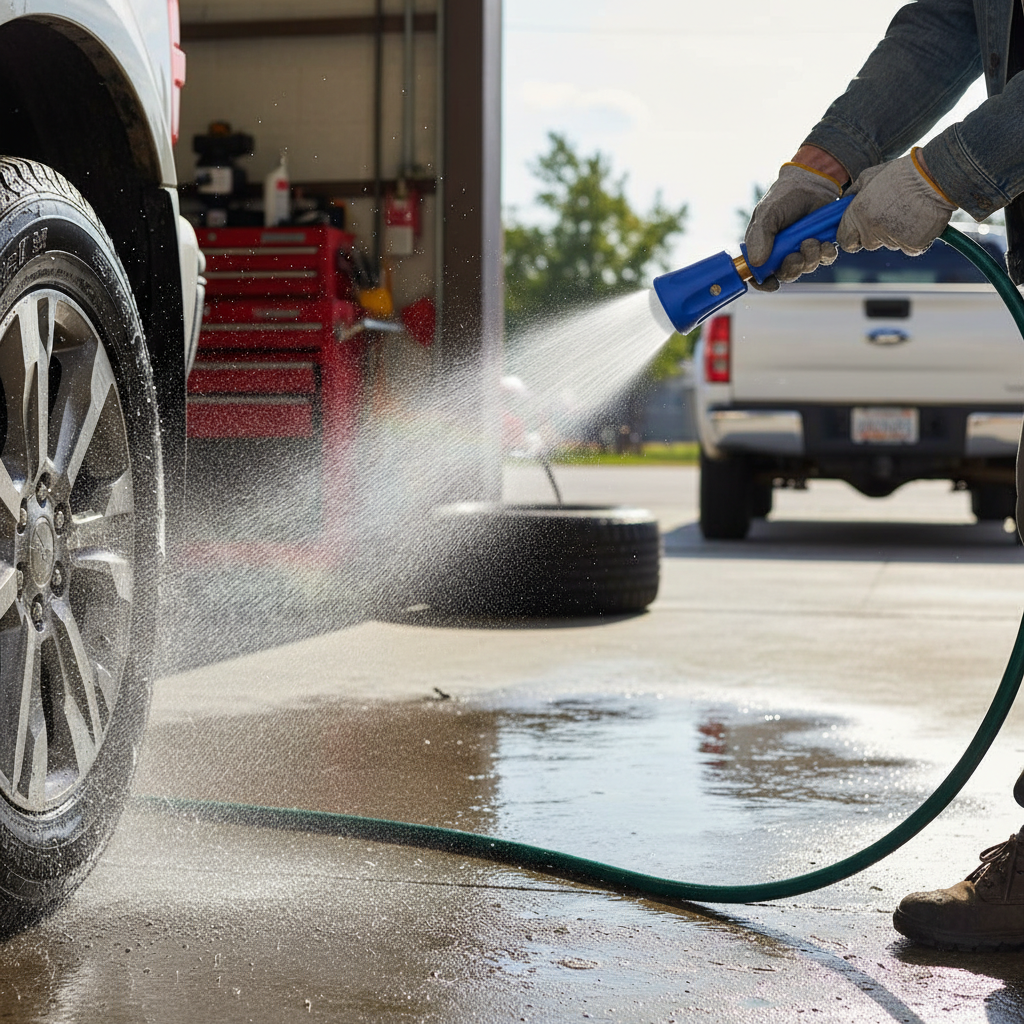 Premium Lightweight Spray Nozzle with Adjustable Spray Pattern and Ergonomic Handle for Easy Use