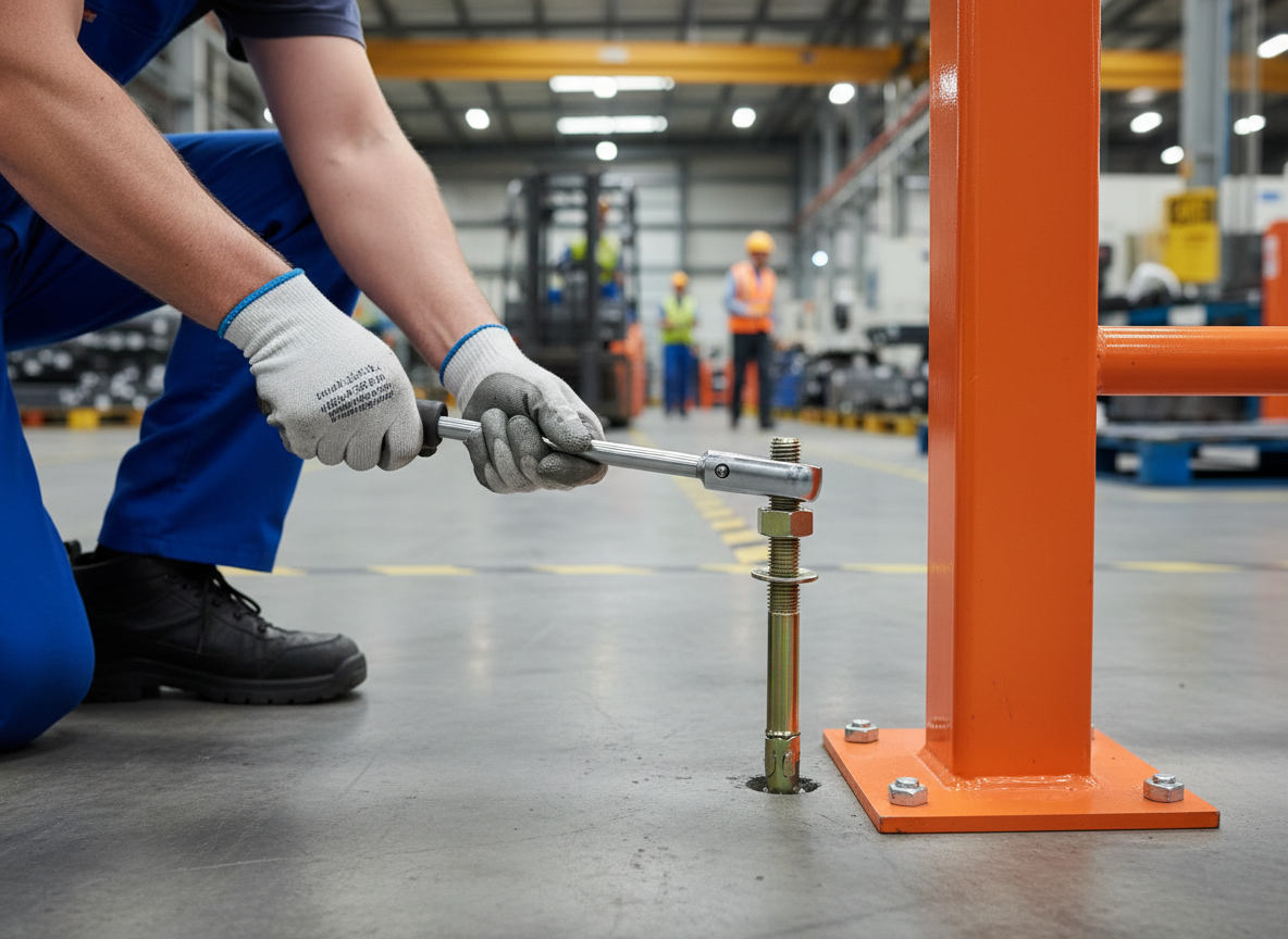 Premium Durable Fixing Anchor Stud 220mm Long with A Form Washer for Concrete Applications