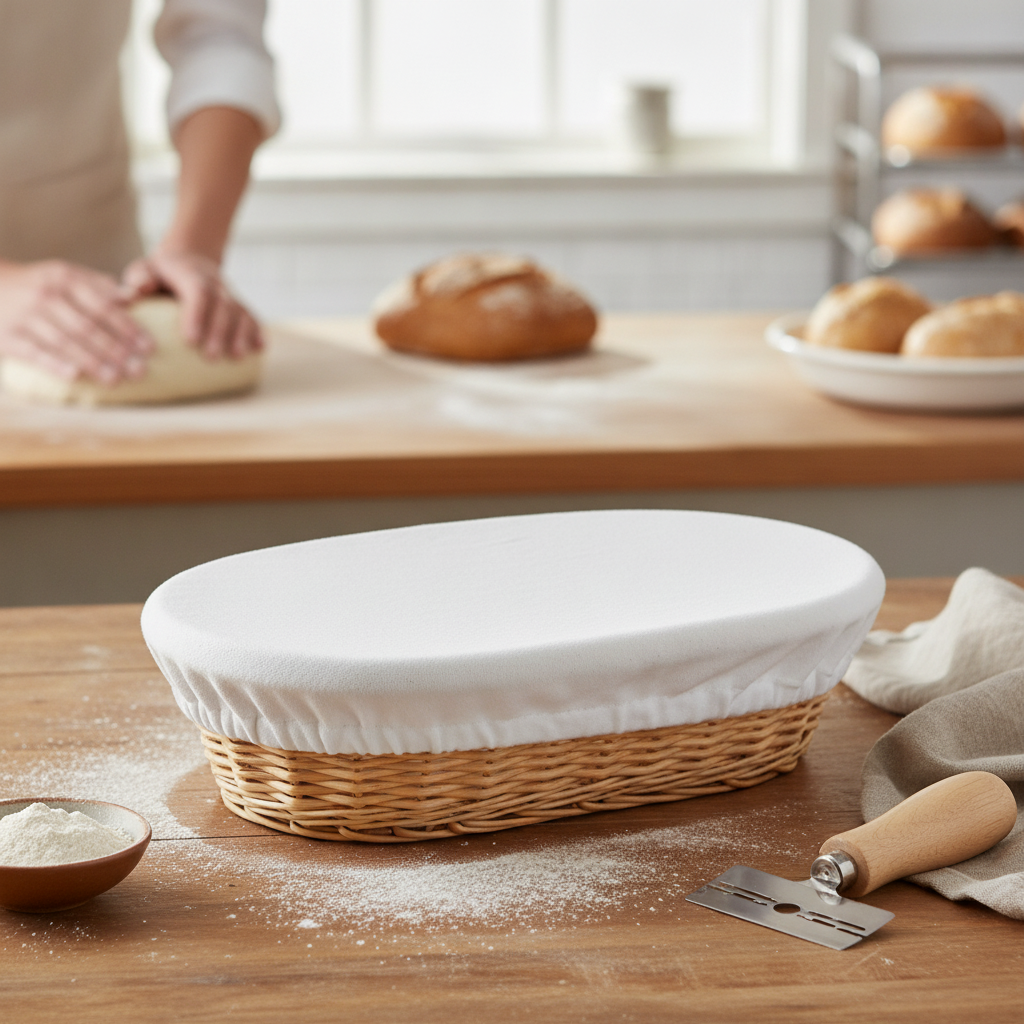 Cotton Cover for Rectangular Banneton 155mm for Bread Making