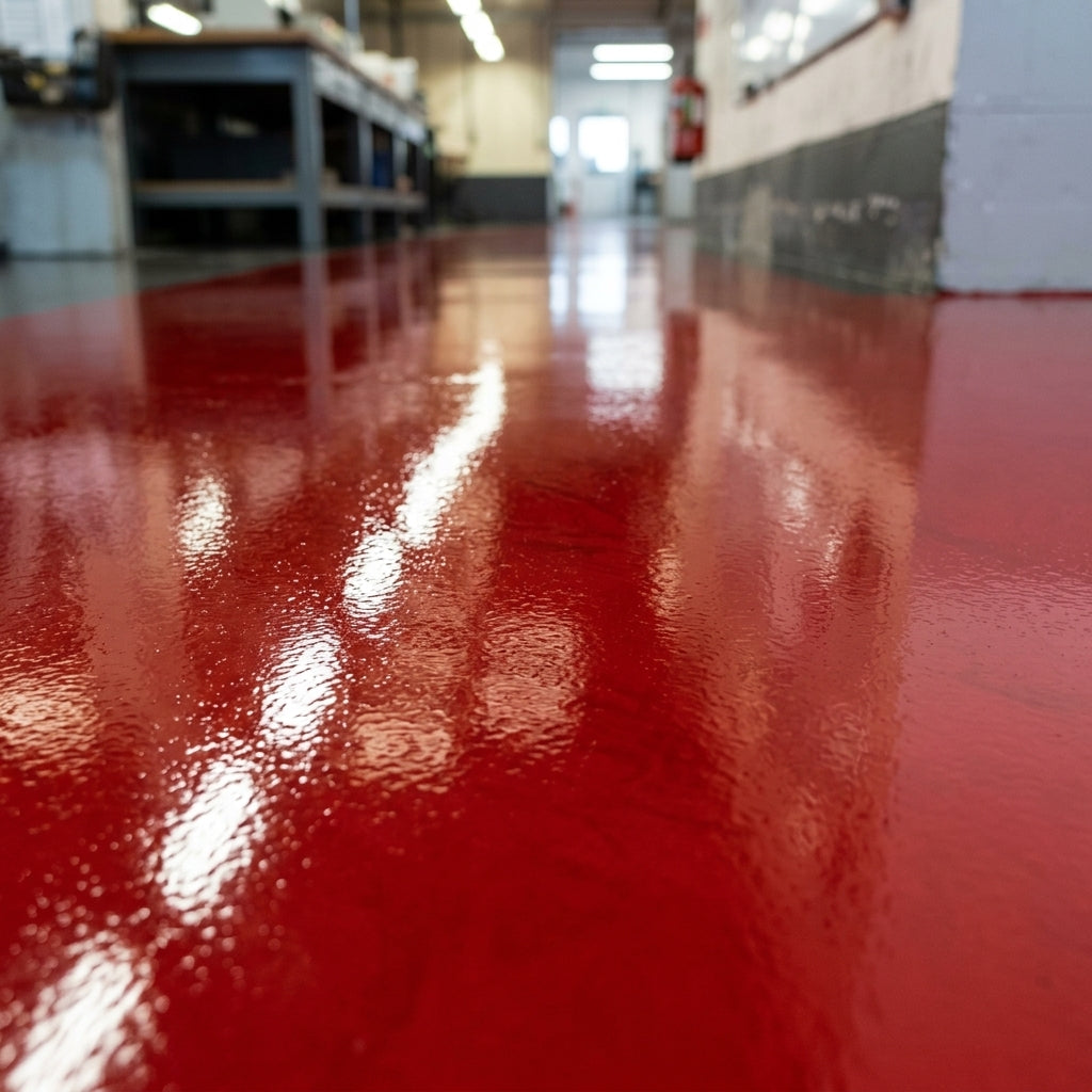 Chemical resistant UVR floor paint, 2.5kg, aliphatic polyurethane (view 2)
