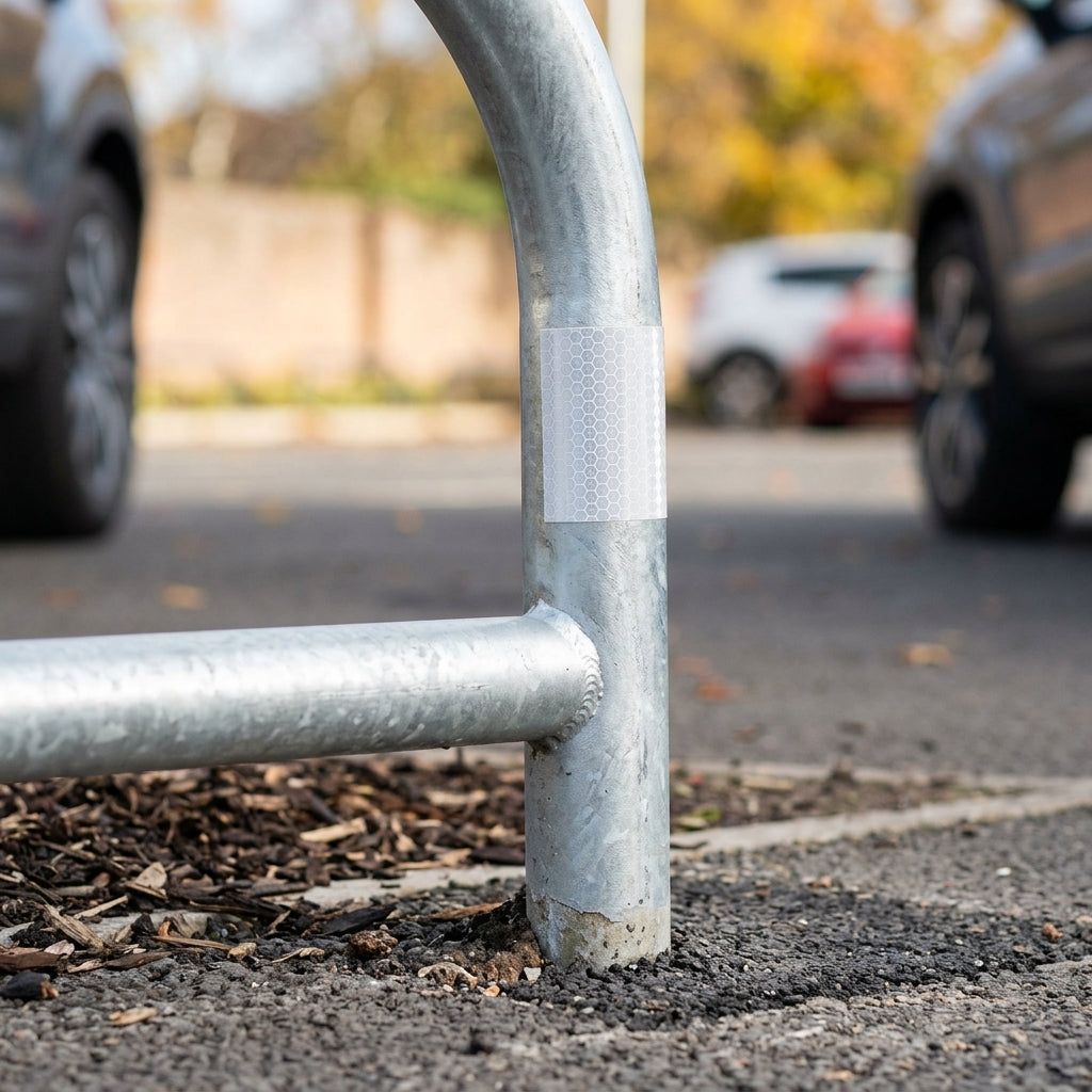 76mm Hooped Perimeter Barrier Galvanised Concrete In (view 2)