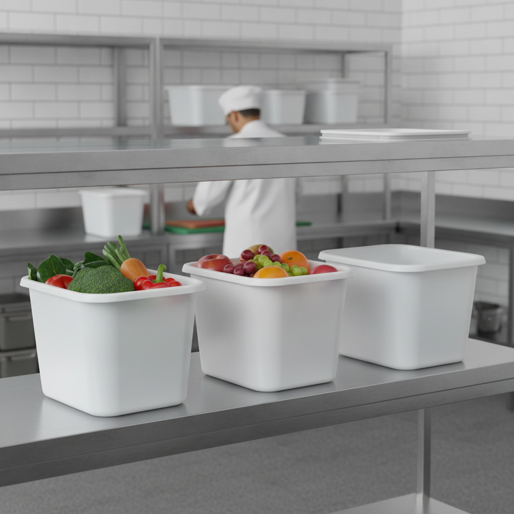 Polypropylene Universal Stackable Container 40L for Food Storage