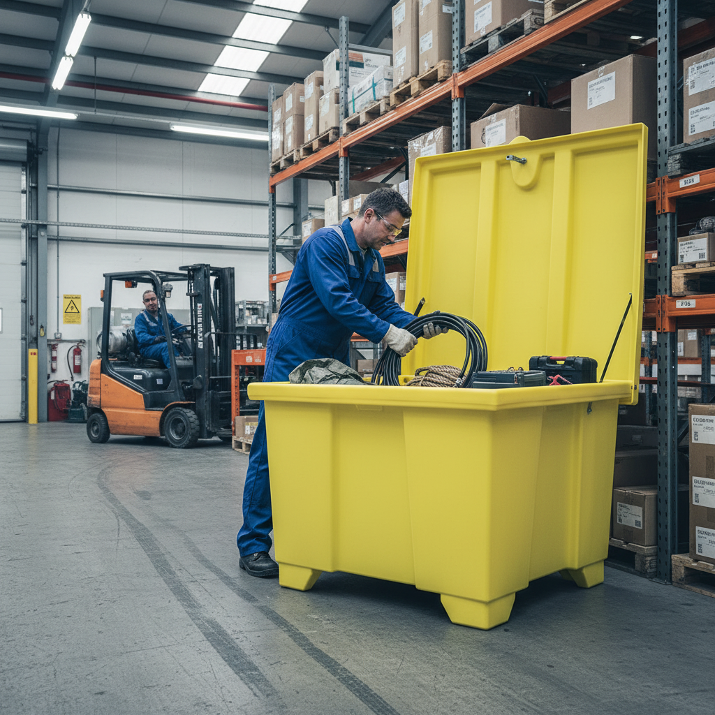 600ltr Storage Container - GPSC1 ||L1150 x W1130 x H850mm
