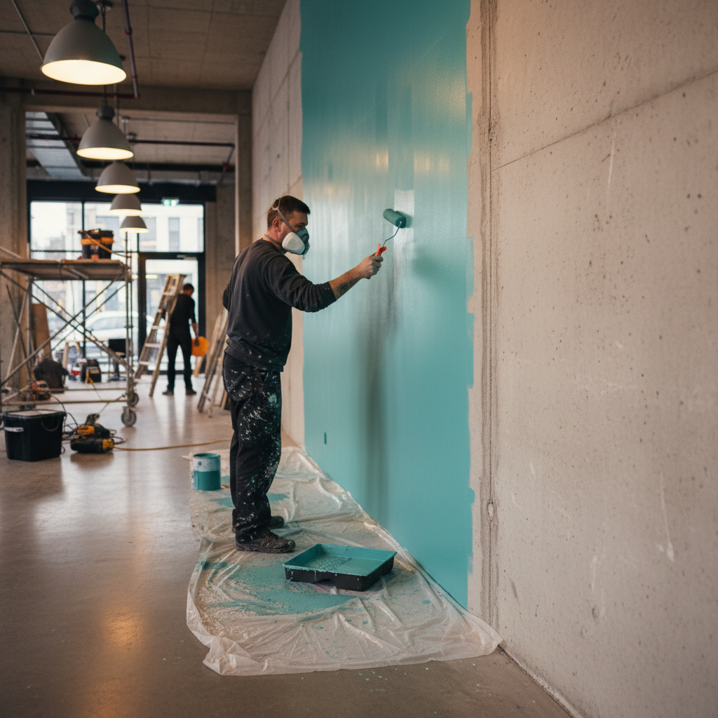 Premium Universal PU Enamel Mint Turquoise Paint for Versatile Applications - Quick-Drying and Weatherproof Finish