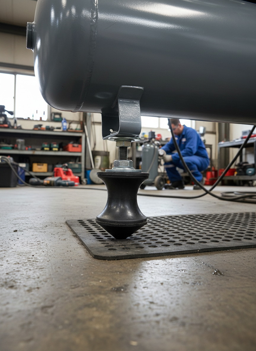 Premium Heavy Duty Seat Bollard for Removable Cushion Seats in Buses and Coaches - Compact Dimensions 57 x 33 x 19mm
