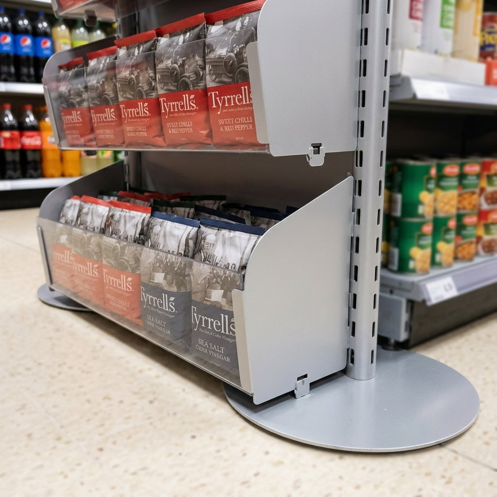 1000mm Merchandising Bin Bay System with 4 or 8 Sides (view 2)