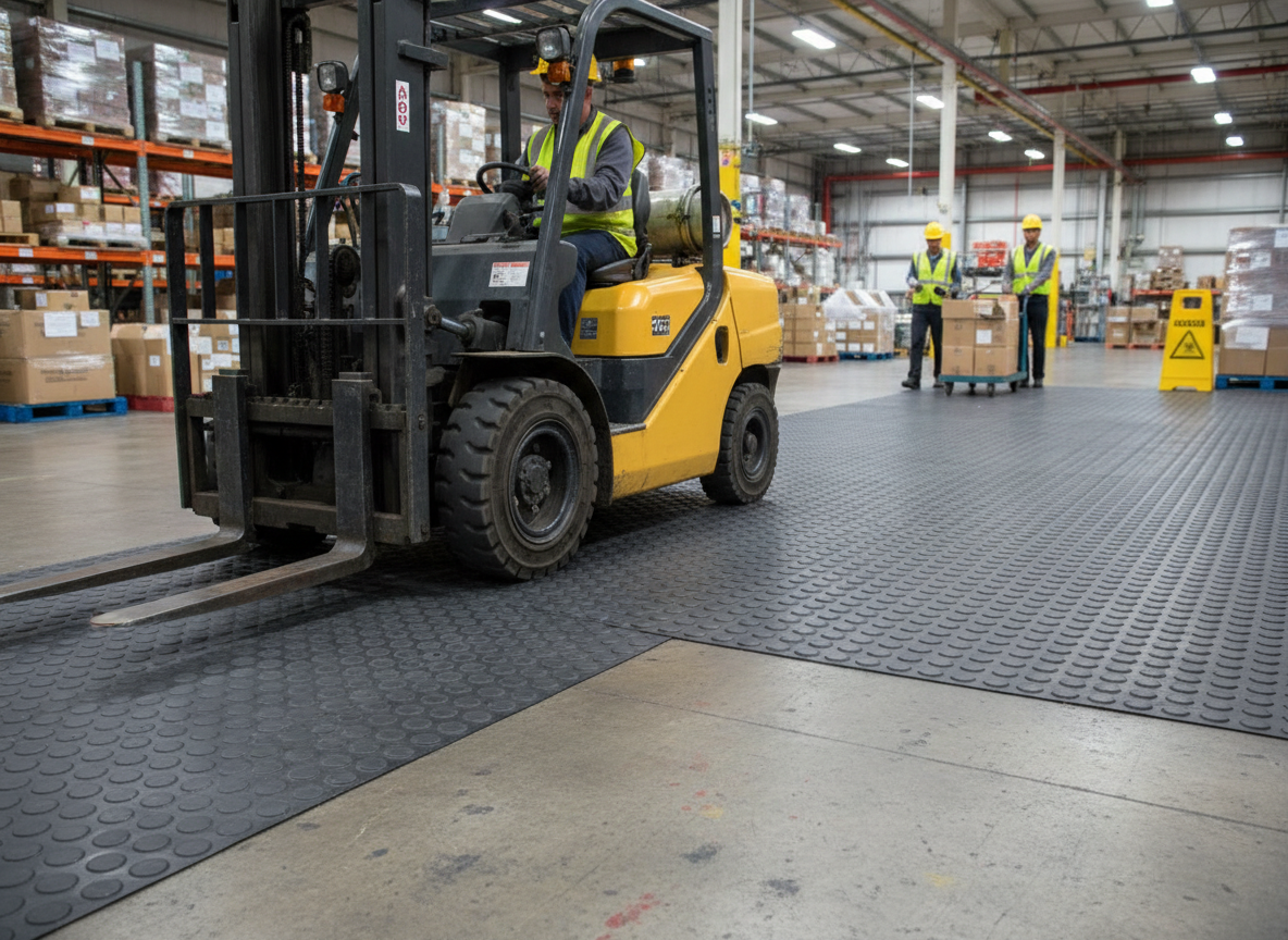 Premium Heavy Duty Rubber Matting 1200mm x 10000mm x 3mm for Durable Flooring Solutions