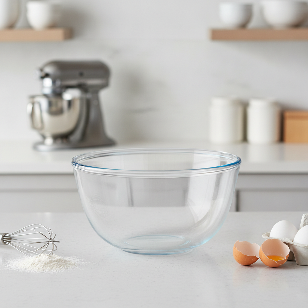 Glass Mixing Bowl 700ml for Home & Kitchen
