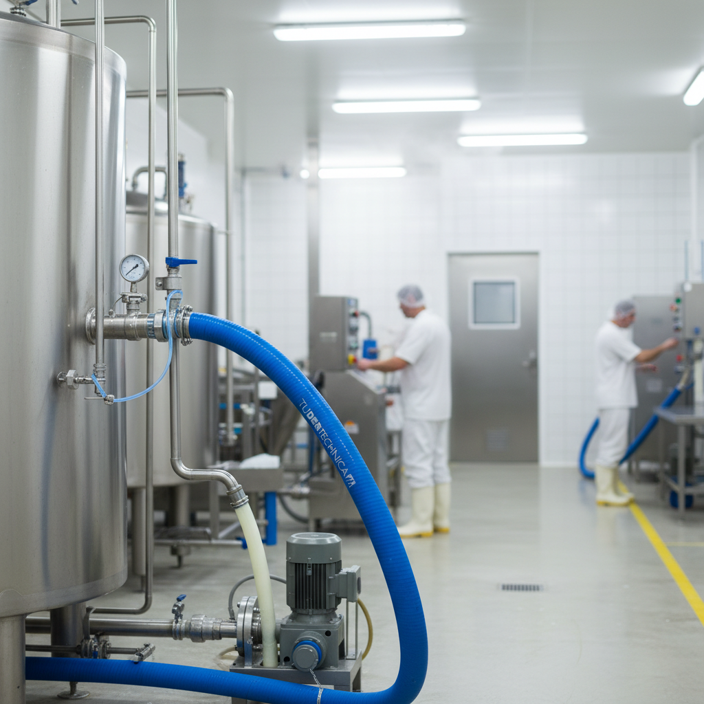 Premium 10 Bar Smooth Cover Nitrile Suction & Delivery Hose for Fatty Liquids and Foodstuffs