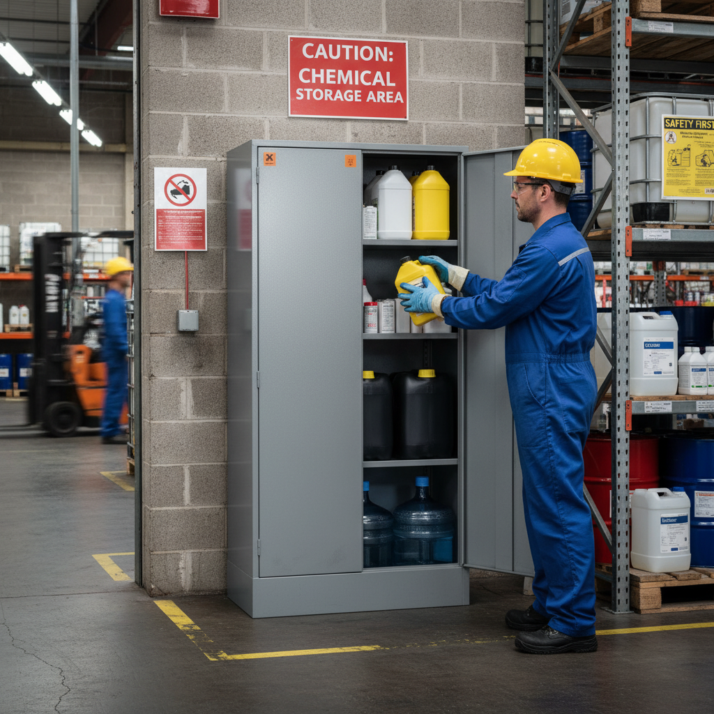 Hazardous Liquid COSHH Cabinet - COSHH72/36 ||L915mm x W457mm x H1829mm