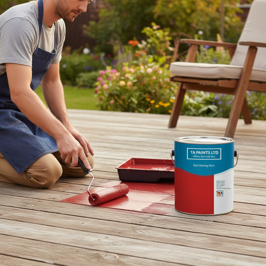 Premium Gloss Decking Paint - Durable, Waterproof & UV Resistant for Home, Garden, and Marine Applications