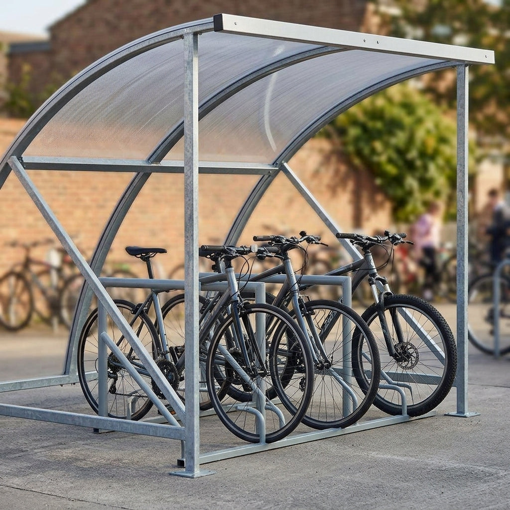 4 Bike Cycle Shelter 2150mm x 2088mm x 2100mm High (view 2)