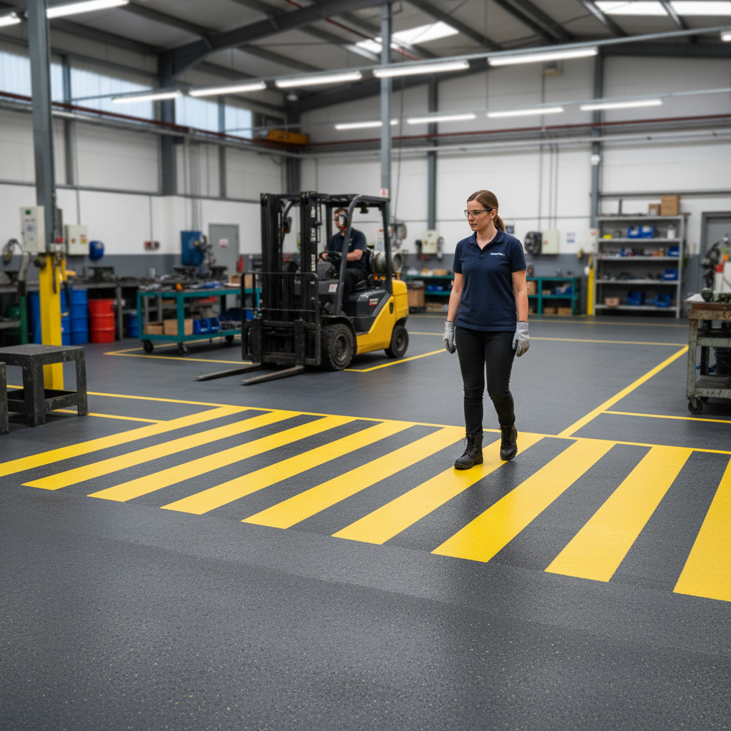 Premium Anti-Slip Workshop Floor Paint - 3 in 1 Primer Sealer for Safe, Durable, and Aesthetic Floors