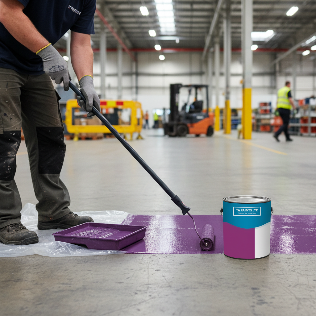 Premium Industrial-Grade Traffic Purple Paint for High-Visibility Applications - High-Quality Professional Grade for Industrial and Commercial Appl...