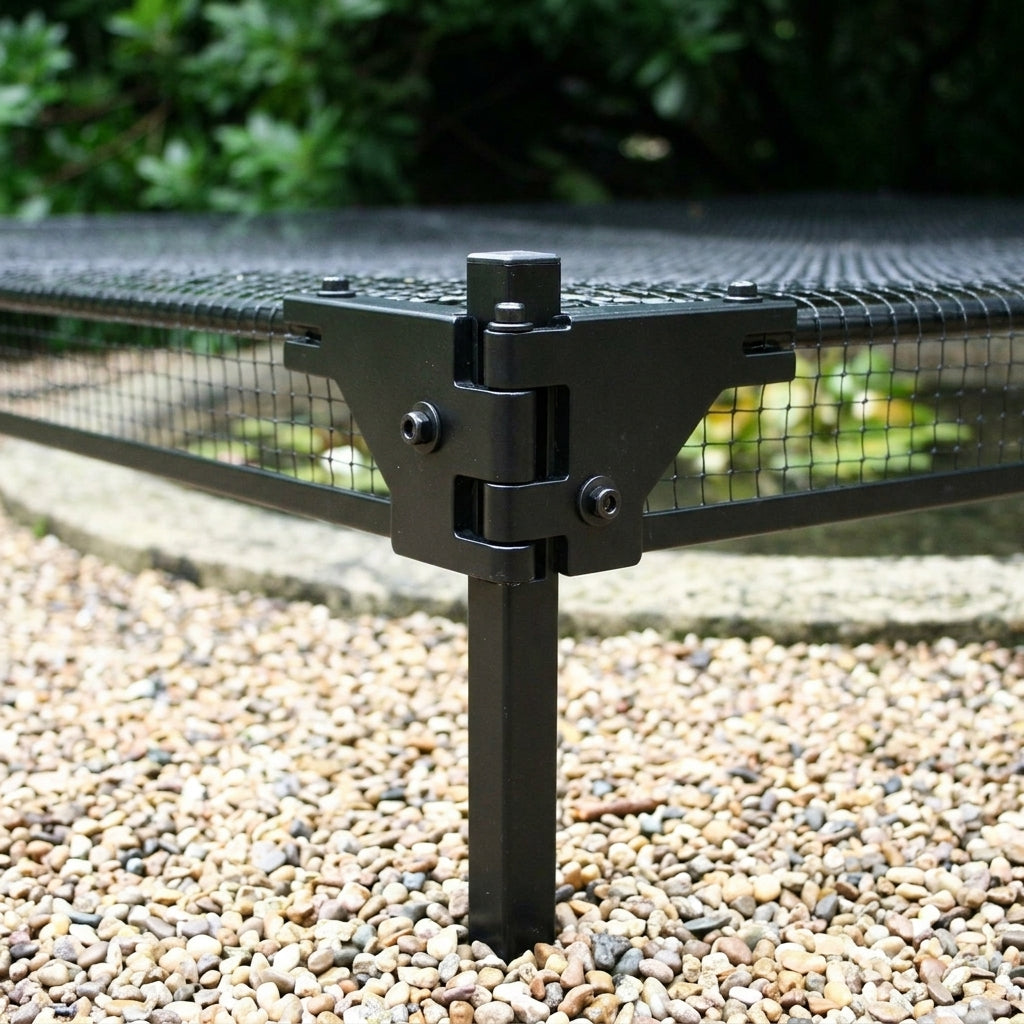 Raised Pond Covers - Aluminium - Slot and Lock Design (view 2)