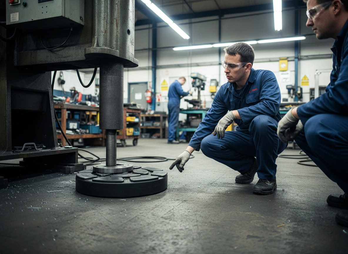 Premium Custom Moulding Vehicle Lift Pad with 122mm Diameter and Lightweight Design for Enhanced Performance