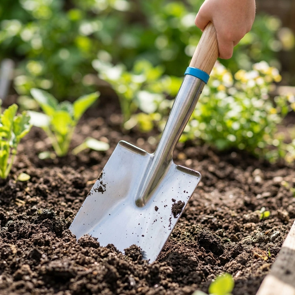Children's Garden Spade - Stainless Steel - RHS Endorsed (view 2)