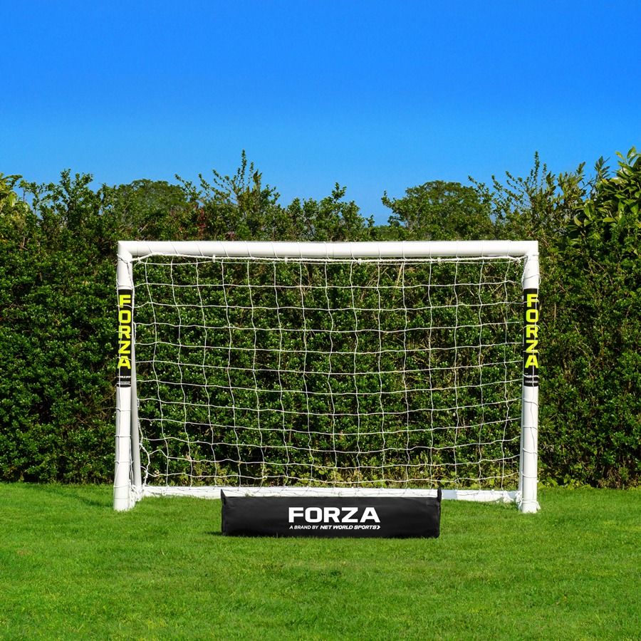 Football Goal Post made of durable uPVC, size 6 x 4, for garden use