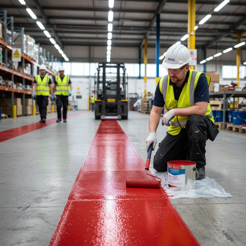 Premium Traffic Red Paint - High-Performance, Durable Finish for Industrial Applications