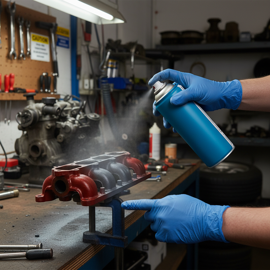 Premium Heat Resistant Aerosol Spray Paint 400ml - Up to 160ºC for Metal Fabrication and Engine Use