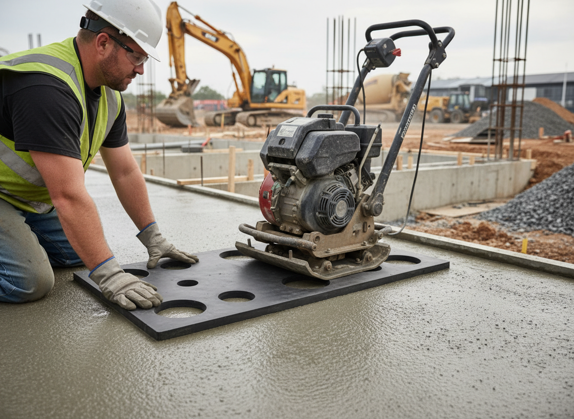 Premium Heavy Duty Rubber Dock Packer for Fine Adjustment of Ramp Bumpers - 450 x 250 x 10 mm