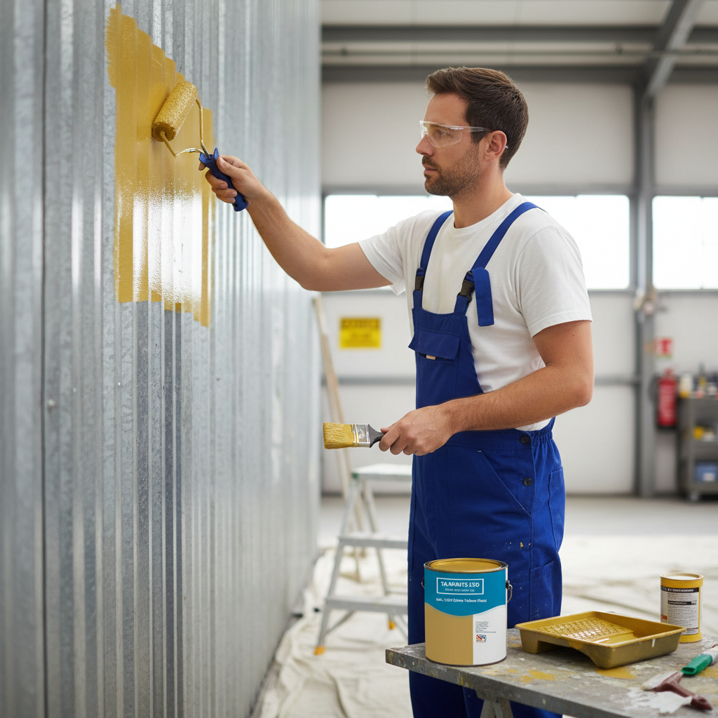Premium Ochre Yellow Paint - Rich Earthy Hue for Commercial and Industrial Applications