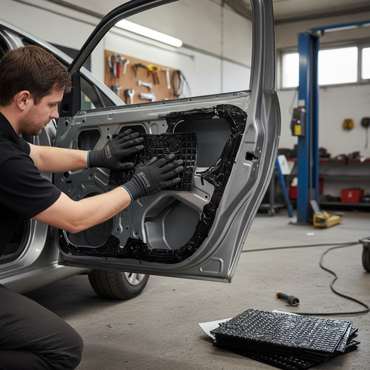 Premium Sound Deadening Damping Mat - 3mm Thickness, 15 Sheet Pack for Automotive Noise Reduction and Vibration Control