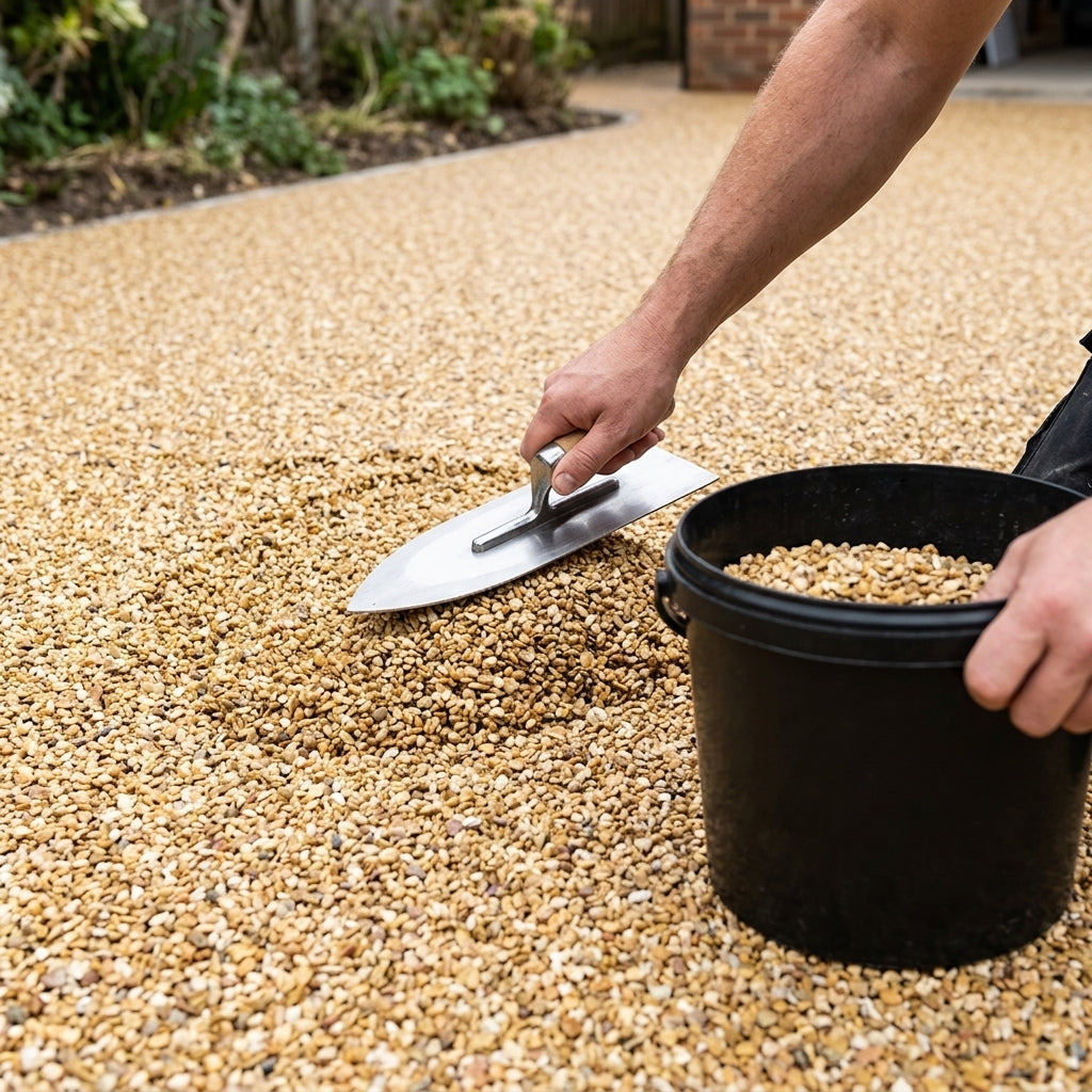 Resin bound driveway kit, UV stable, 7kg or 7.5kg professional (view 2)